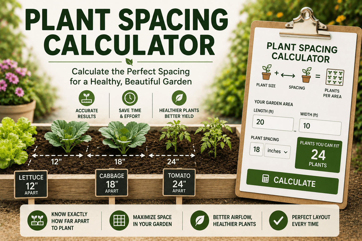 Plant Spacing Calculator
