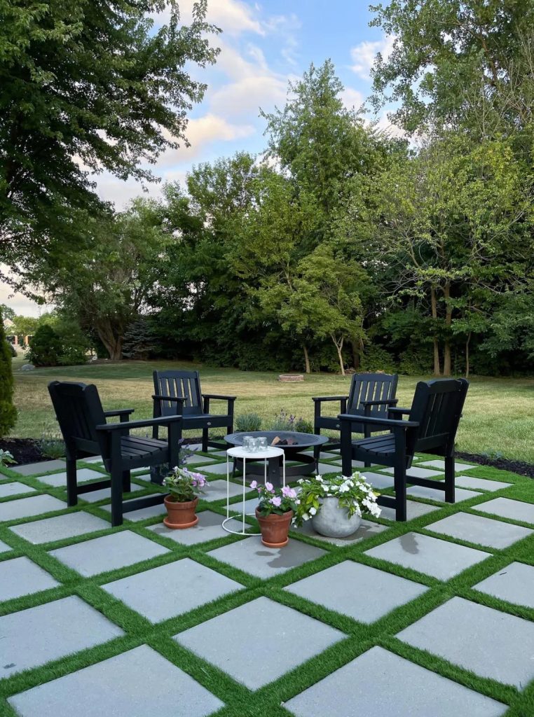 Plants with Paver