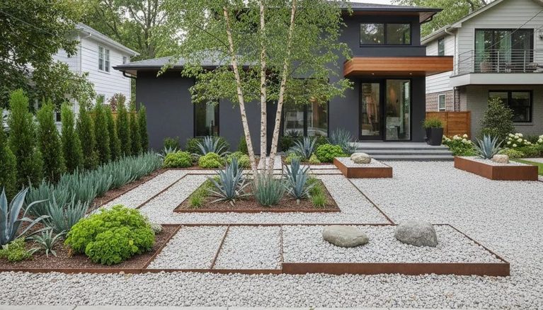 No-Grass Front Yard Ideas: 15 Modern Ways to Upgrade Your Curb Appeal