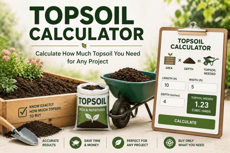 Topsoil Calculator: How Much Topsoil Do You Really Need?
